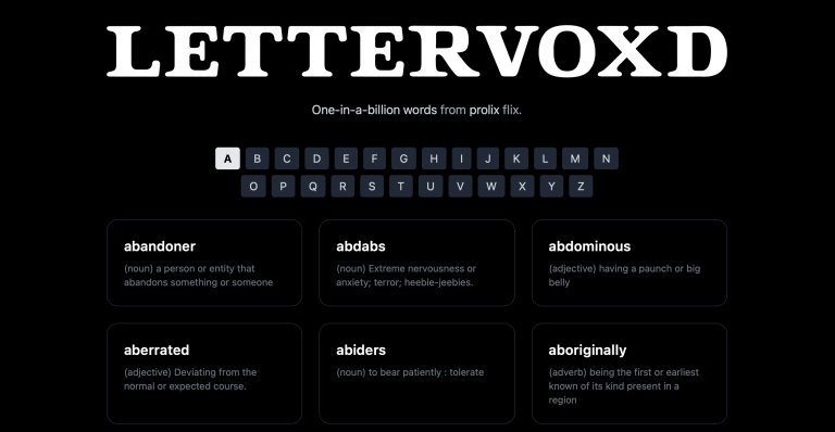 Lettervoxd